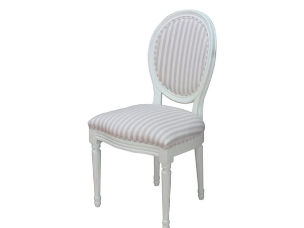 Amaretta spisegruppe 100x180/280 inkl. 2 tilleggsplate antikk hvit med 6 Rokokko stoler antikk hvit/beige.