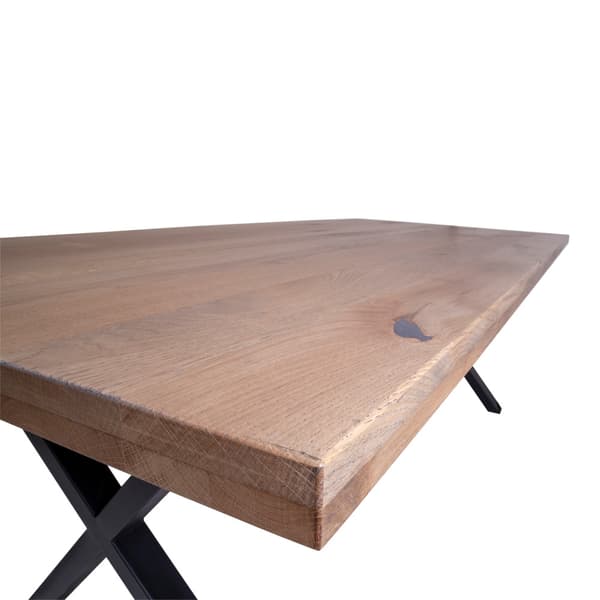 Moss spisebordssæt , 1 spisebord og 6 stole, Karry gul og eg.