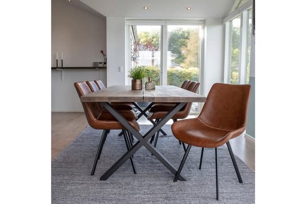 Ruokailuryhmä Loiza 200 cm 6 Hokuto Tuolilla