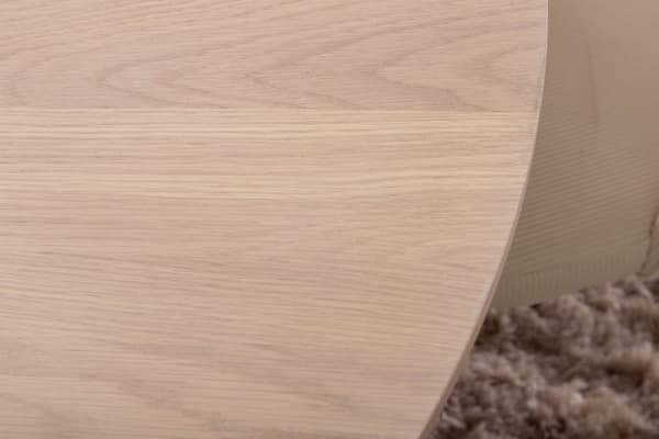BiancaROWW matgrupp matbord ekträd faner vit washed och 4 Velvet matstola sammet beige, svart.