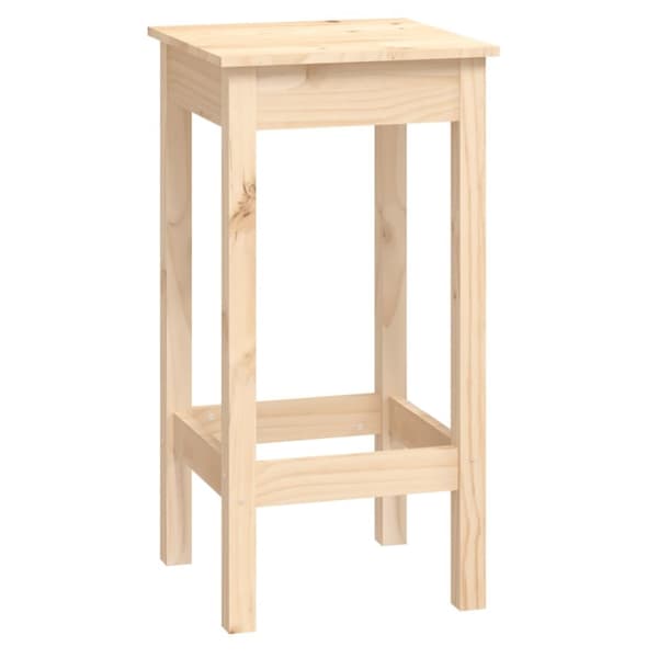 vidaXL Barsett 9 deler heltre furu