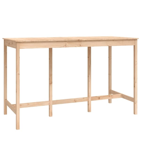 vidaXL Barsett 9 deler heltre furu