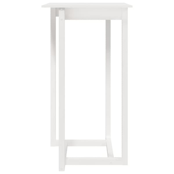 vidaXL Barsett 3 deler hvit heltre furu
