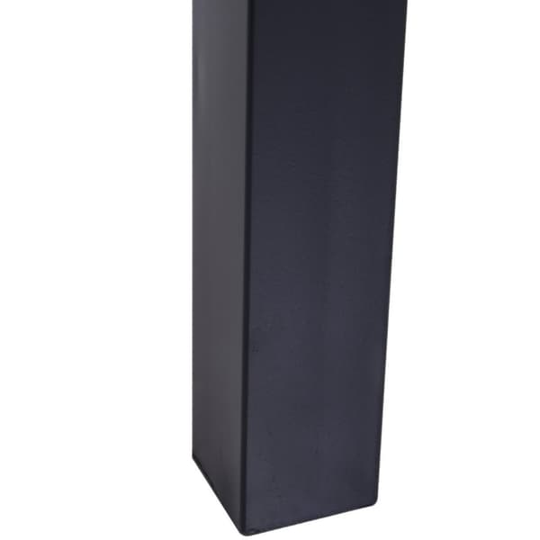 Rootz matbordsset - 3-delat - 1 matbord - 2 matstolar - MDF - metall - trälook - svart