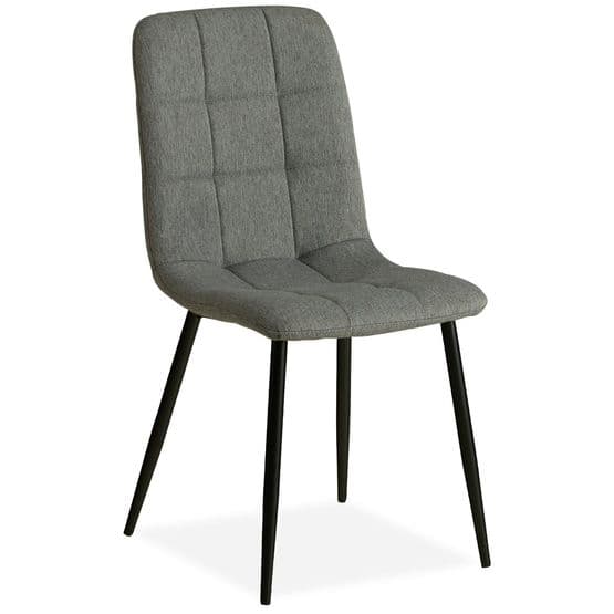 Spisebord 80x80 Cm - 2 Stole Grå Linné
