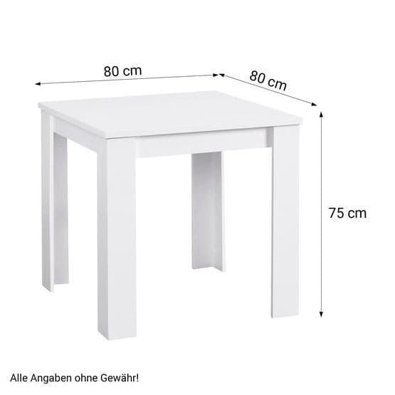 Spisebord 80x80 Cm - 2 Stole Æg Antracit Linné