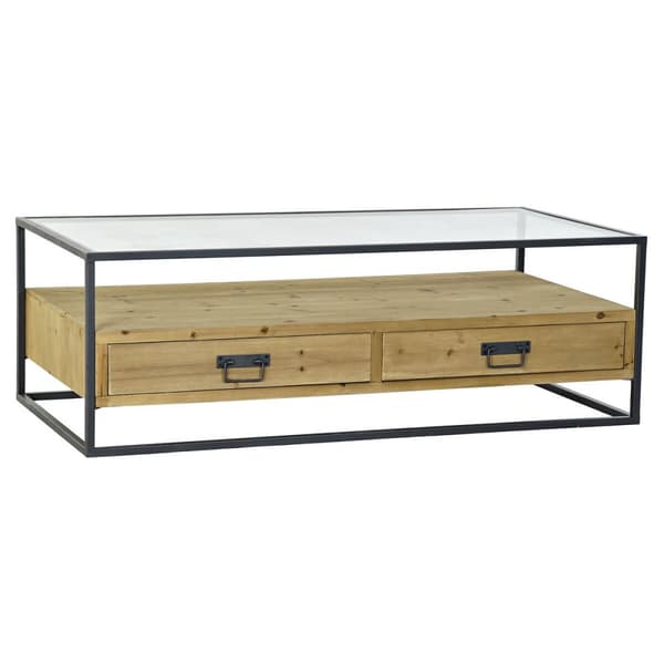 Sofabord DKD Home Decor Metal Krystal Gran (120 x 60 x 40 cm)