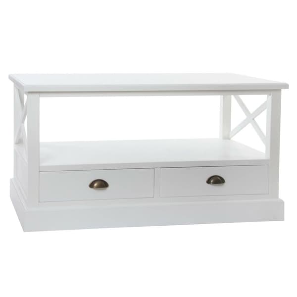 Olohuoneen pöytä DKD Home Decor Valkoinen Puu (108 x 48 x 56,5 cm)