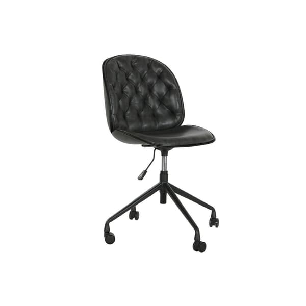 Stol DKD Home Decor Svart Mörkgrå 47,5 x 57,5 x 83 cm