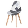Miniatyrbillede 1 af 2: Spisebordsstole, Skandinavisk Stil Design, Ergonomisk Træ, 8PCS-Gul