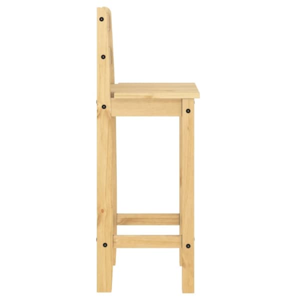 vidaXL Barsett 5 deler heltre furu
