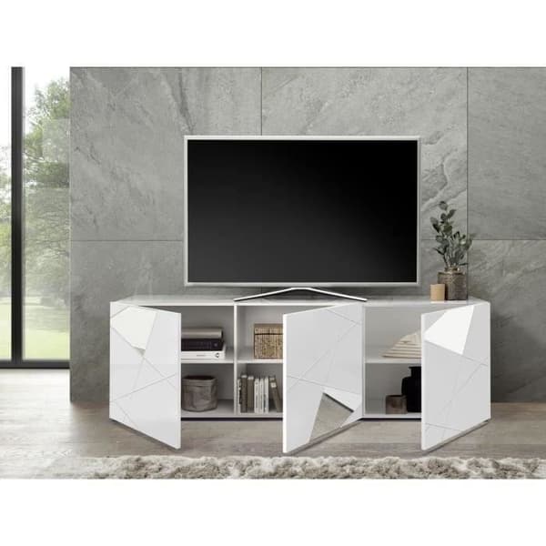 Vardagsrumsset: 3P Buffé 181 cm + TV-enhet 181 cm - Victory
