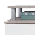 Miniatyrbild 5 av 6: GULADA TV-skåp - 170 cm skänk - 160 cm matbord - Modernt - Vit och ekdekor