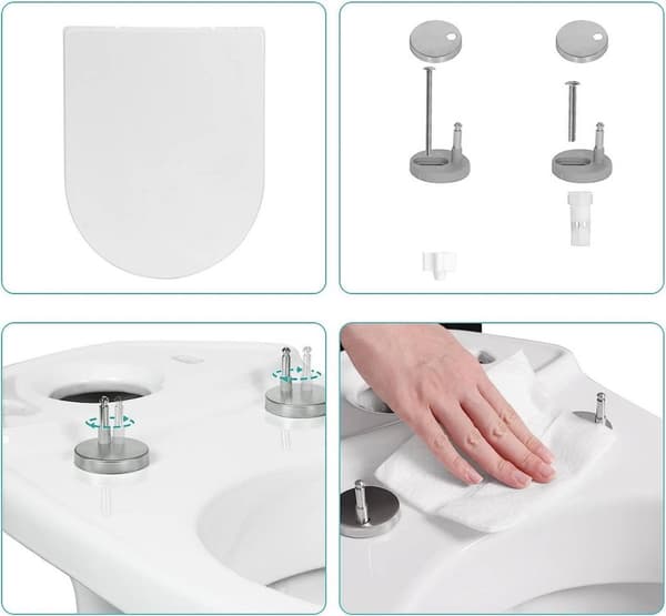 Rootz Set med 2 matstolar - Bekväma sittplatser - Snygga möbler - Ergonomisk design - Högdensitetsskum - Massiva träben - 48cm x 42cm x 82cm