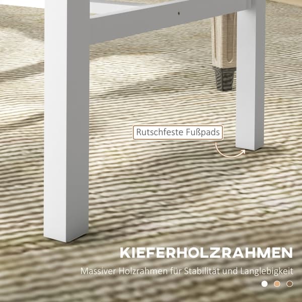 Rootz Set med 2 köksstolar - Matsalsstolar - Moderna trästolar - Massiv furu - Bekväma sittplatser - Enkelt underhåll - 47,5D x 38,5W x 99H cm