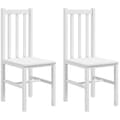 Miniatyrbild 10 av 10: Rootz Set med 2 köksstolar - Matsalsstolar - Moderna trästolar - Massiv furu - Bekväma sittplatser - Enkelt underhåll - 47,5D x 38,5W x 99H cm