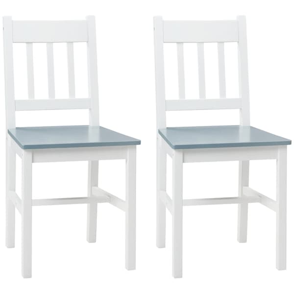Rootz Set med 2 matsalsstolar - Köksstolar - Matsitsar - Komfort, stil, kvalitet - 46,5D x 41W x 85,5H cm - Furu