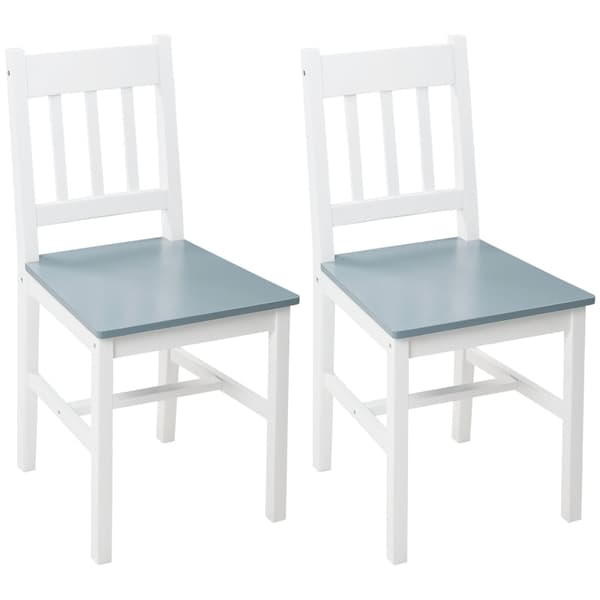 Rootz Set med 2 matsalsstolar - Köksstolar - Matsitsar - Komfort, stil, kvalitet - 46,5D x 41W x 85,5H cm - Furu
