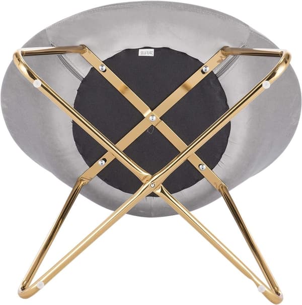 Rootz 6 ruokapöydän tuolin setti - Samettiverhoiltu - Metallirunko - Poikkeuksellinen mukavuus - Kestävä ja vakaa - Helppo koota - 76 cm x 36 cm x 40