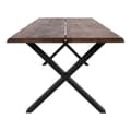 Miniatyrbilde 4 av 6: Toulon spisegrupper spisebord 95x200cm natur og 6 Amorim stol offwhite.