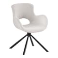 Miniatyrbilde 5 av 6: Toulon spisegrupper spisebord 95x200cm natur og 6 Amorim stol offwhite.