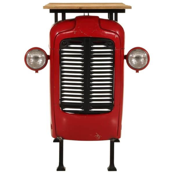 vidaXL Bargrupp traktor 5 delar massivt mangoträ