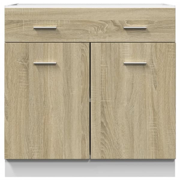 Alalipastokaappi Sonoma-tammi 80x46x81,5 cm lastulevy