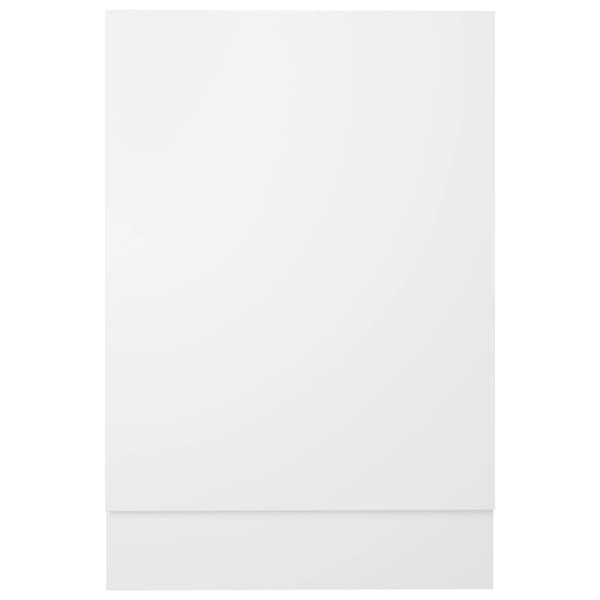 låge til opvaskemaskine 45x3x67 cm konstrueret træ hvid