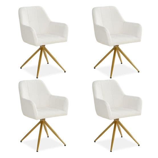 Matsalsstol - Egg - Boucle Begie 4 St