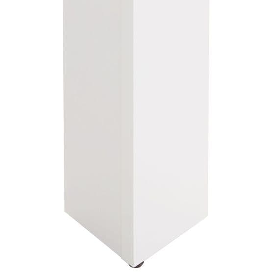 Ruokapöytä - 90x60 cm - Valkoinen Tammilevyllä