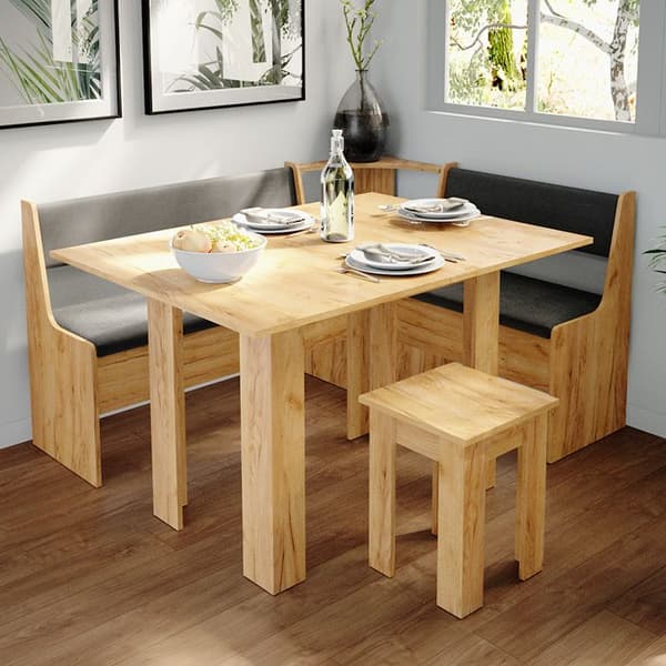 Matsalsbord med stol Roman, 90 x 60 cm, Sand Ek, Vicco