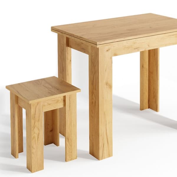 Matsalsbord med stol Roman, 90 x 60 cm, Sand Ek, Vicco