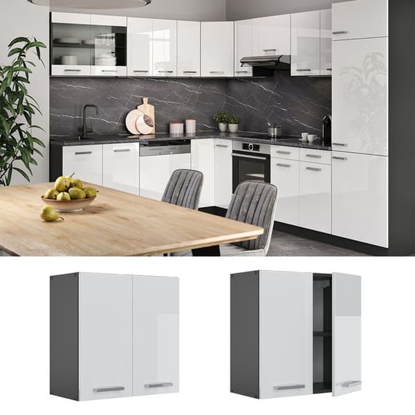 VICCO R-Line högenhet Antracit/Blank Vit 60 cm