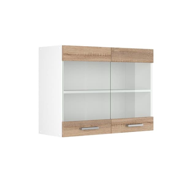 Högglaskök R-Line, 80 cm, Sonoma, Vicco