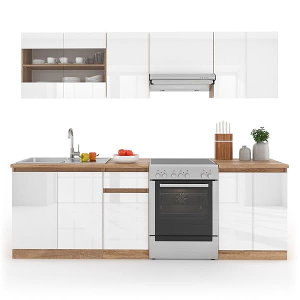 Vicco Cuisine Raul Integrerat kök Köksblock Utrustat kök 240 cm vit