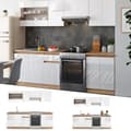 Miniatyrbild 2 av 4: Vicco Cuisine Raul Integrerat kök Köksblock Utrustat kök 240 cm vit