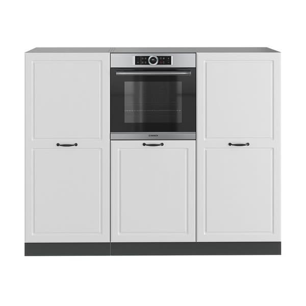 R-Line köksdel, 180 cm utan bänkskiva, Stuga vit/antracit, Vicco