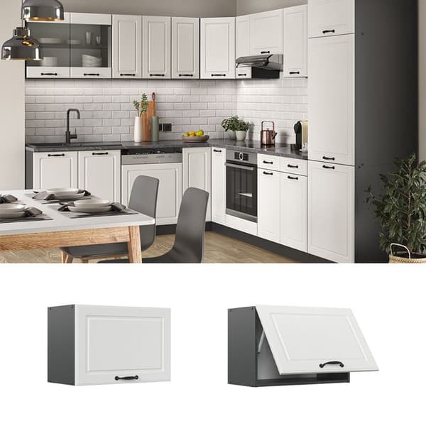 Hög enhet 60 cm (horisontell) VICCO R-Line Antracit/Country White 60 cm