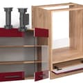 Miniatyrbild 6 av 6: Fame-Line hörnkök, 160 x 190 cm, PT Marble, Blank Bordeaux/Golden Oak, Vicco