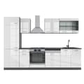 Miniatyrbild 1 av 6: R-Line kök, 300 cm, PT Antracit, Blank vit/Antracit, Vicco