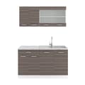 Miniatyrbild 1 av 6: R-Line kök, 140 cm, PT Marble, Noble grey, Vicco