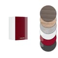 Miniatyrbild 6 av 6: VICCO R-Line Högskåp Vit/Bordeaux Glans 40 cm