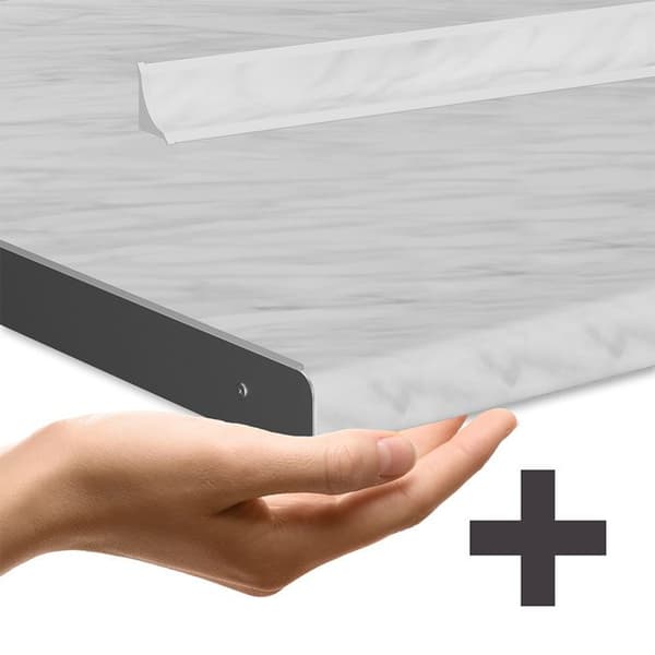 Vicco kök R-Line, Guld ek/antracit, 140 cm, PT Marble