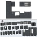 Miniatyrbild 6 av 6: Kök R-Line, 300 cm PT Antracit, Svart Betong/Antracit, Vicco