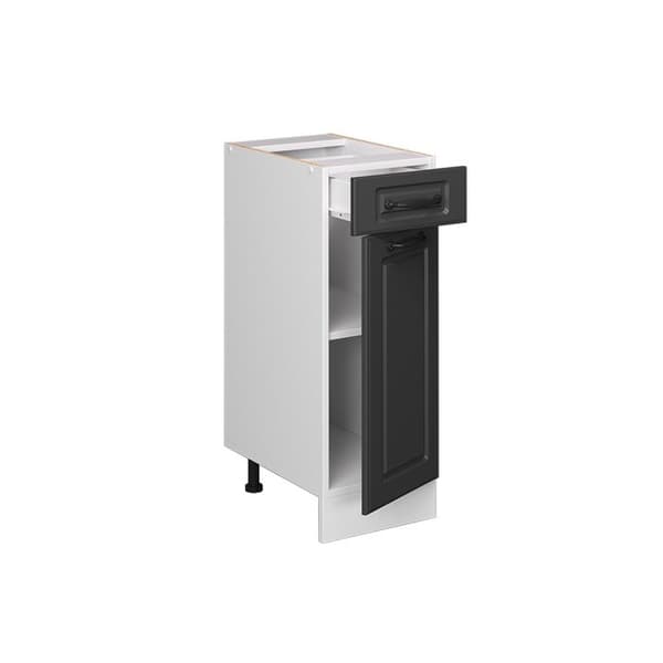 Köksmöbel R-Line, 30cm utan PT, Antracit landsbygd, Vit, Vicco