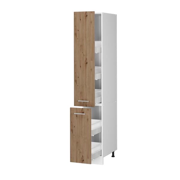 Vicco högt köksskåp R-Line, Artisan Oak, 30 cm