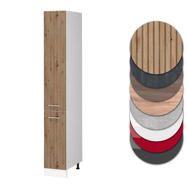 Vicco högt köksskåp R-Line, Artisan Oak, 30 cm