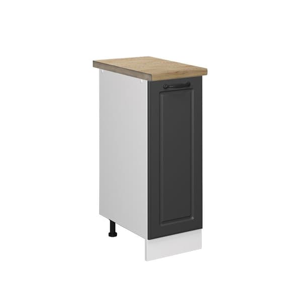 Köksmöbel R-Line, 30 cm, PT Ek, Kolfärgad, Vit, Vicco