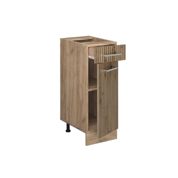 Köksmöbel R-Line, 30 cm PT Marmor, Artisan-ek, Gyllene styrke-ek, Vicco