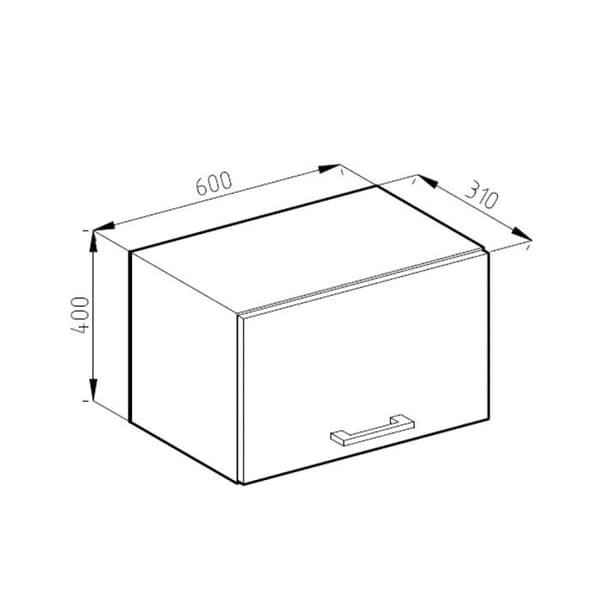 Vicco R-Line köksvägg, guldhållfast ek, 60 cm J-form, platt